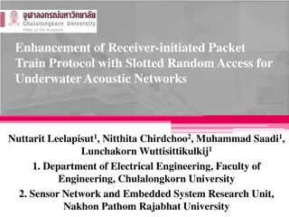 Enhancing Receiver-Initiated Packet Train Protocol for Underwater Acoustic Networks