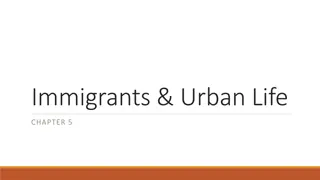 Immigration and Urban Life in the Late 1800s