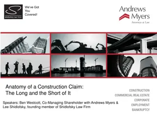 Construction Claims: Insights on Risk Transfer and Insurance in the Industry