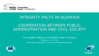 Enhancing Transparency and Accountability in Public Contracting: The Integrity Pacts Project in Slovenia