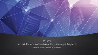 Facts and Fallacies of Software Engineering: Chapter 1 Insights