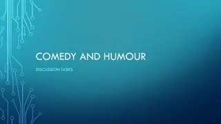 Comedy and Humour: A Fun Discussion Task