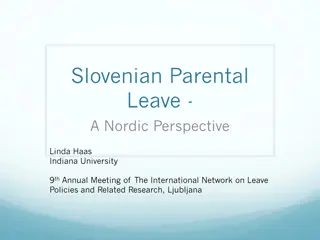 A Comparative Analysis of Parental Leave Policies in Slovenia and Sweden