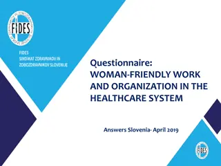 Women in Healthcare: Insights from Slovenia's Medical Sector