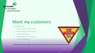 Girl Scout Cookies Customer Interaction Badge Activities