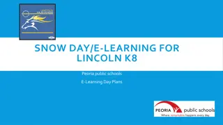 E-Learning Plan for Lincoln K-8 School Snow Day