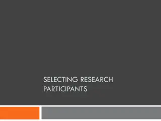 Understanding Participant Selection in Research