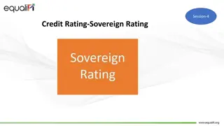 The Importance of Sovereign Credit Ratings