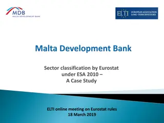 Eurostat Classification and Government Guarantees in Financial Institutions