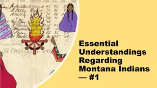 The Diverse Montana Indian Tribes