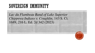 Recent Supreme Court Cases on Sovereign Immunity