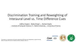 Discrimination Training and Reweighting of Interaural Cues