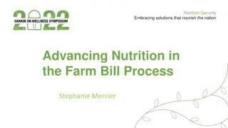 Evolution of Nutrition Assistance Programs in the Farm Bill Process