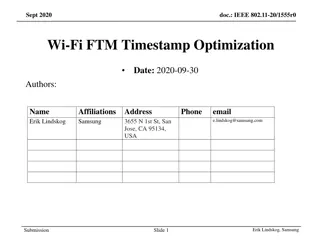 Optimizing Time-Stamp Reporting for 802.11 FTM Measurements