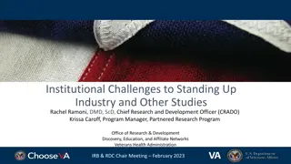 Challenges and Initiatives in VA Research Enterprise