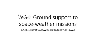 Ground Support to Space Weather Missions Overview