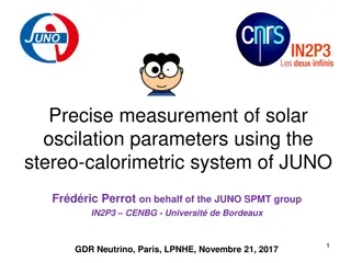 Precise Measurement of Solar Oscillation Parameters Using Stereo-Calorimetric System of JUNO