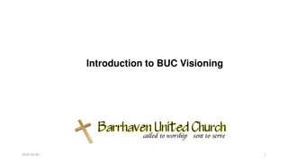 Overview of BUC Visioning Plan 2024