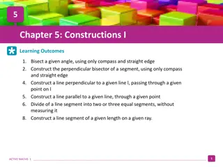 Geometric Constructions: Mastering Compass and Straight Edge Techniques