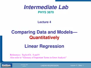 Understanding Quantitative Comparison of Data and Models in Modern Physics