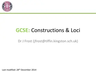 GCSE Constructions and Loci Techniques