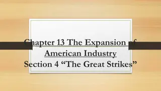 The Great Strikes and Labor Movement in American Industrial History