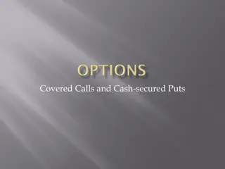 Covered Calls and Cash-secured Puts