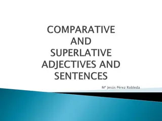 Adjective Comparison in English Grammar