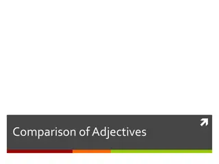 Degrees of Comparison in English and Latin