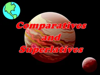 Discovering Comparatives and Superlatives in Our Solar System