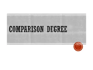 Understanding Comparison Degrees in English Grammar