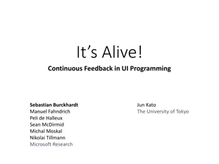 Challenges of Live Programming: Replay-Based Approaches