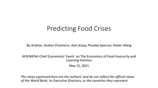 Predicting Food Crises: A Comprehensive Analysis