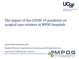 Impact of COVID-19 Pandemic on Surgical Case Volumes at MPOG Hospitals