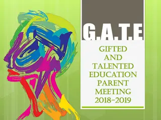 Understanding Gifted and Talented Education