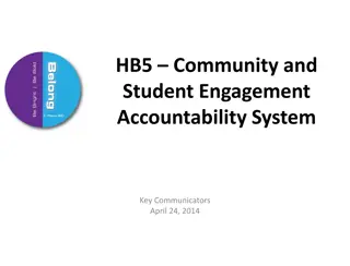 Key Factors in the HB5 Community and Student Engagement Accountability System