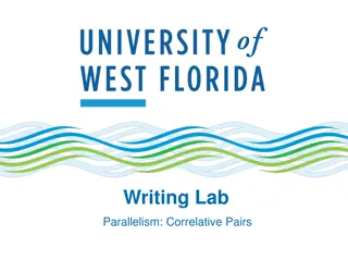 Mastering Parallelism: Understanding Correlative Pairs in Writing