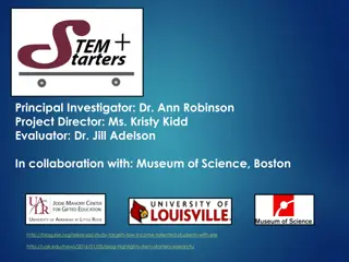 STEM Starters+ Project Evaluation and Results