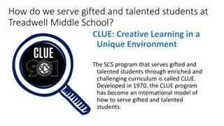 Tailored Services for Gifted Students at Treadwell Middle School