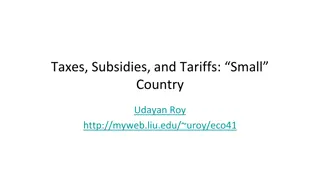 The Impacts of Taxes, Subsidies, and Tariffs on Small Country Trade