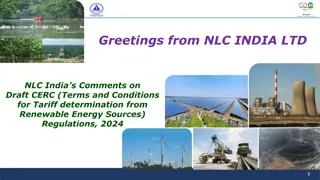 NLC India Ltd. Comments on Draft CERC Renewable Energy Tariff Regulations 2024