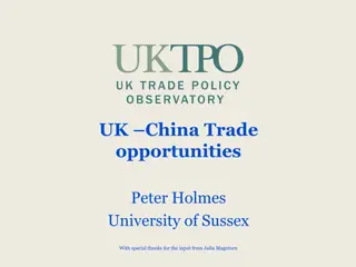 UK-China Trade Opportunities and Challenges Overview