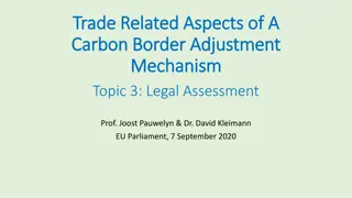 Legal Assessment of a Carbon Border Adjustment Mechanism