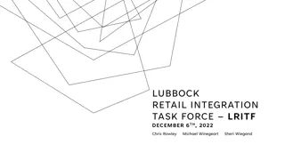 Lubbock Retail Integration Task Force Updates and Resolutions