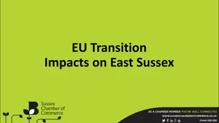 Impacts of EU Transition on East Sussex Business Community