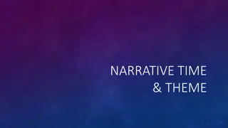 Exploring Narrative Techniques for Representing Time in Writing