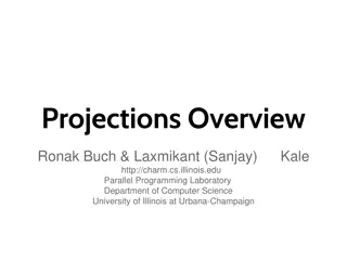 Projections Overview for Performance Analysis in Parallel Programming