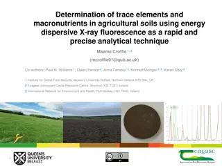 Rapid Analysis of Soil Macronutrients Using Energy Dispersive X-ray Fluorescence