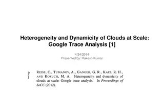 Cloud Heterogeneity and Dynamicity: A Google Trace Analysis