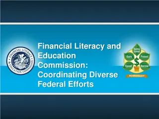 Financial Literacy and Education Commission: Coordinating Federal Efforts